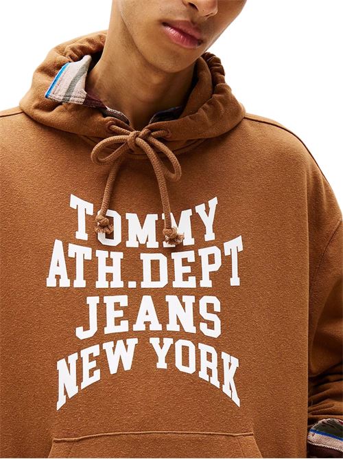 Felpa con cappuccio stile universitario Tommy Jeans | DM0DM22082GVP